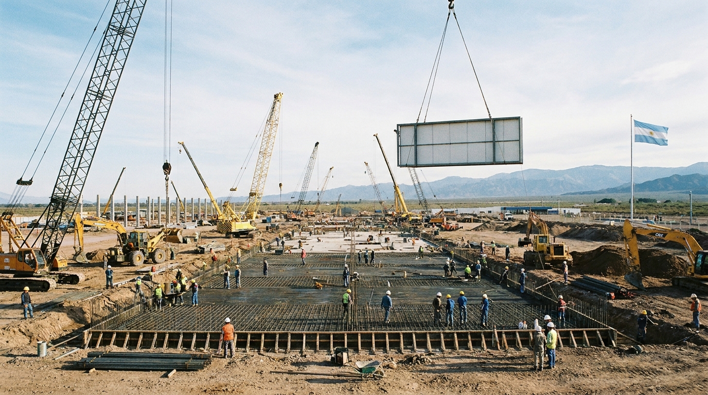 Megafábrica Anunciada: Gran Oportunidad de Construcción y Empleo en Argentina