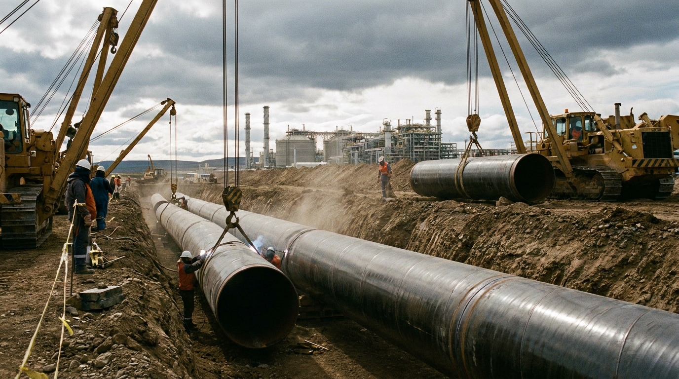 Megaproyecto Argentina LNG: Consorcio Gana Licitación de US$ 1.200 Millones para Gasoducto Clave