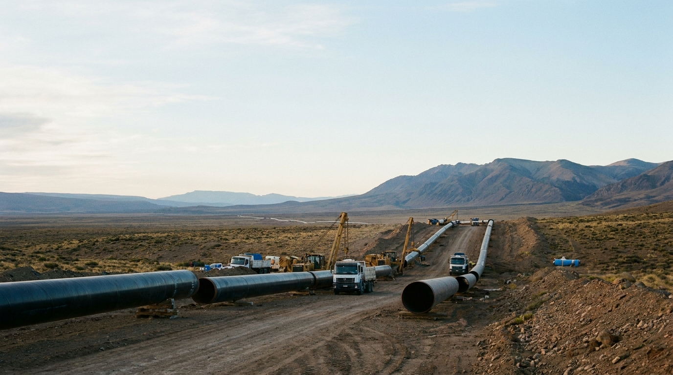 Megaproyecto Argentina LNG: adjudicado gasoducto clave por US$ 1.200 millones
