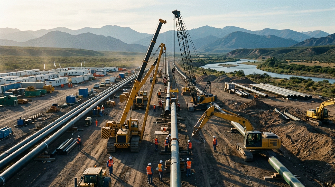 Adjudicación Histórica: Gasoducto Argentina LNG por USD 1.200 Millones en Marcha